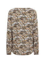 Tarita Blus Dam Golden Yellow Combi Soyaconcept