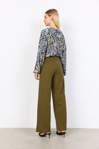 Vava 1 Blouse Women Estate Blue Combi Soyaconcept