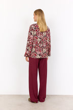Vava 1 Blouse Women Red Combi Soyaconcept