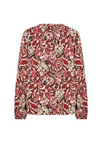 Vava 1 Blouse Women Red Combi Soyaconcept