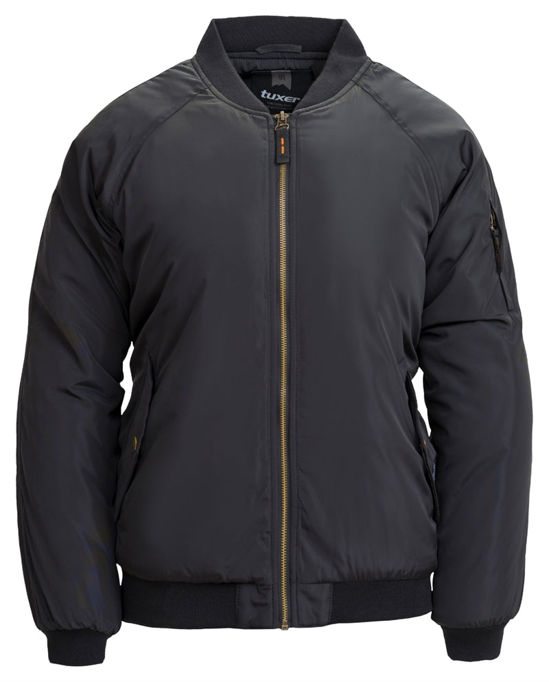 Spoon Bomber Jacket Women Black Tuxer