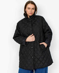 Stacie 15 Quiltad Jacka Dam Black | Smilebutiken - Wasabiconcept
