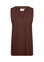 Stella 17 Sleeveless Top Hot Fudge | Smilebutiken - Wasabiconcept