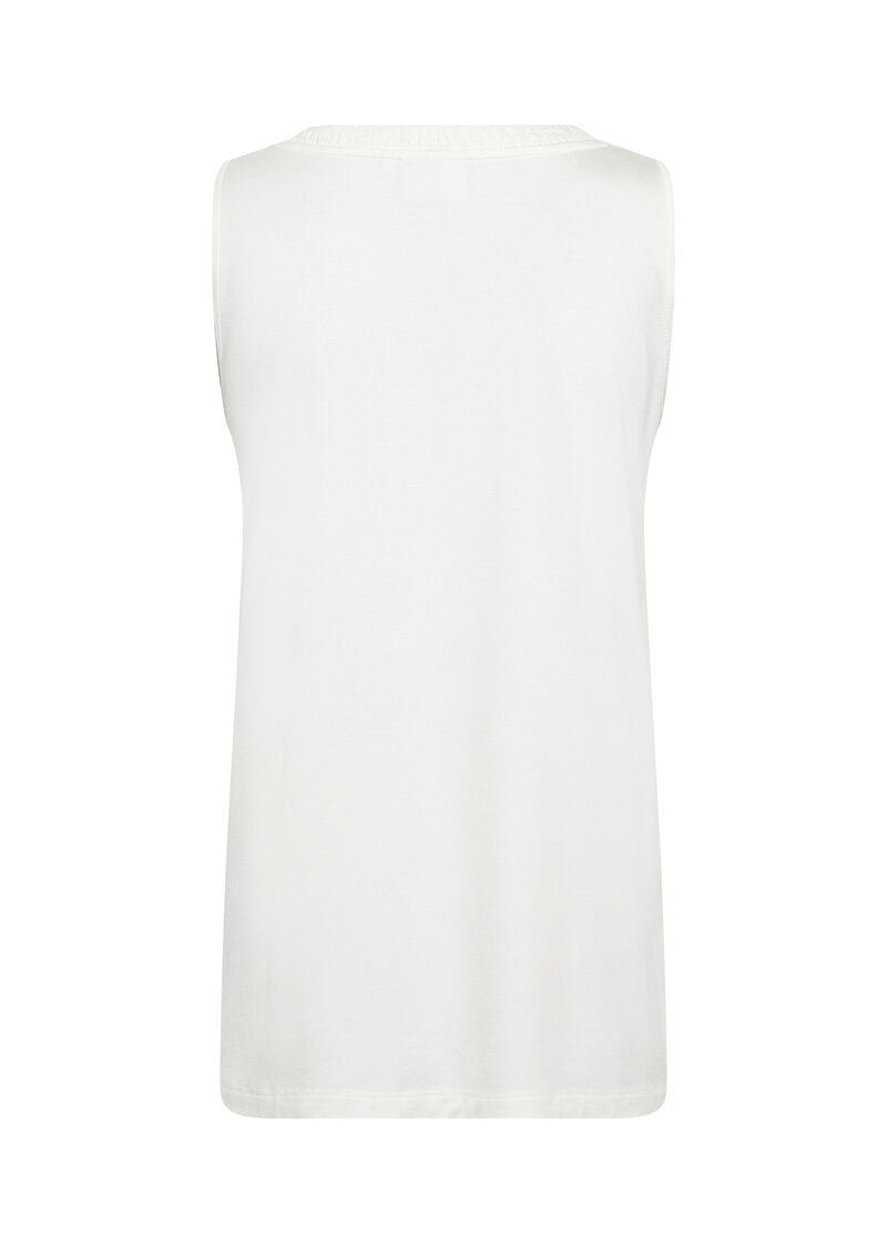 Stella 17 Ärmlös Topp White | Smilebutiken - Wasabiconcept