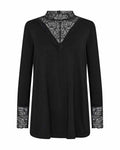 Stella 8 Lace Sweater Women Black | Smilebutiken - Wasabiconcept