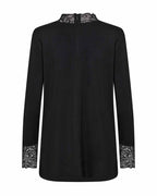 Stella 8 Lace Sweater Women Black | Smilebutiken - Wasabiconcept