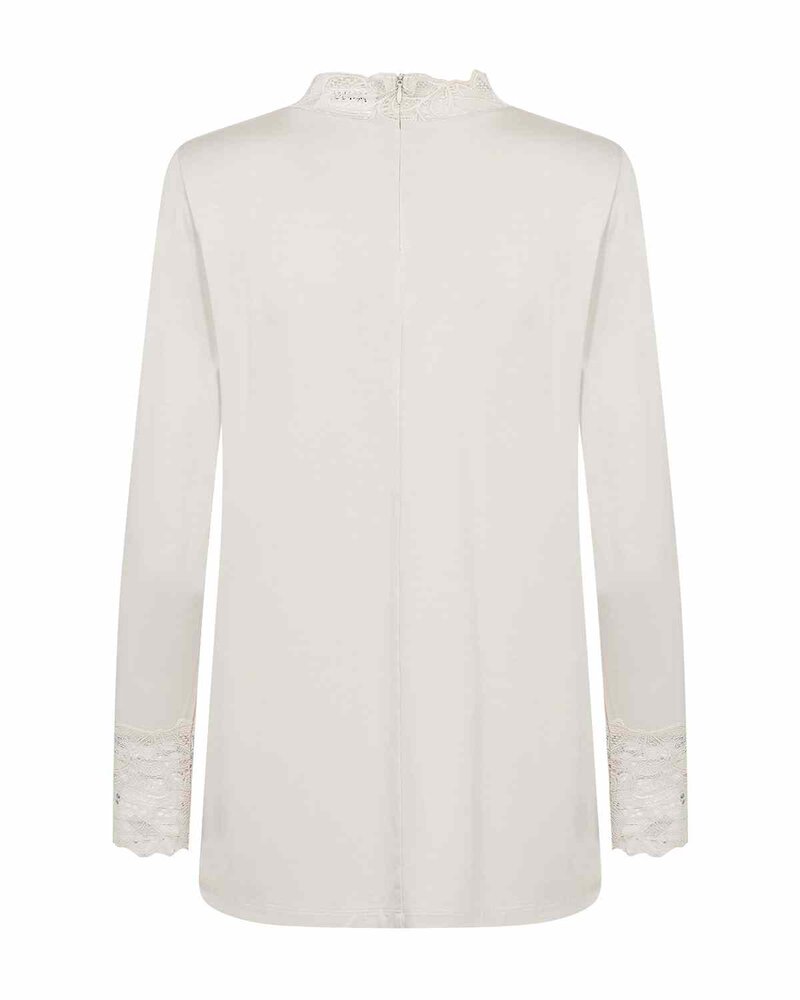 Stella 8 Lace Trimmed Jumper Women Sand | Smilebutiken - Wasabiconcept