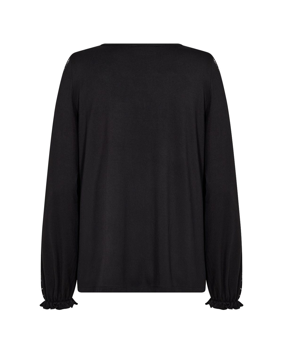 Stella 29 Spetsblus Dam Svart Black | Smilebutiken - Wasabiconcept