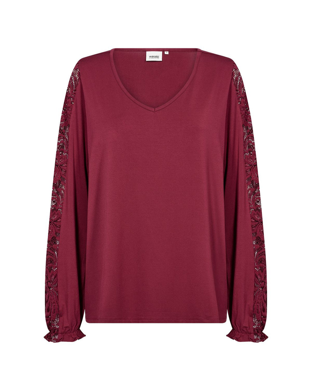 Stella 29 Spetsblus Dam Vinröd Rhododendron | Smilebutiken - Wasabiconcept