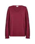 Stella 29 Spetsblus Dam Vinröd Rhododendron | Smilebutiken - Wasabiconcept