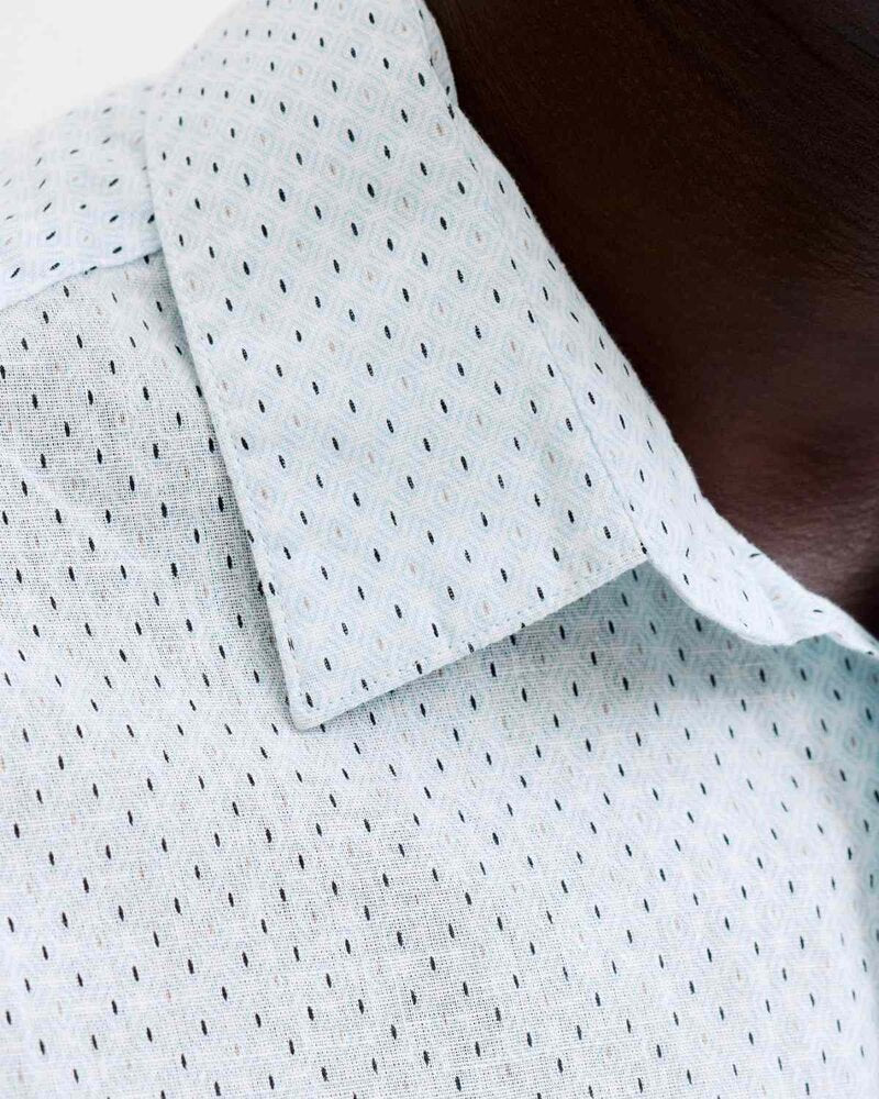 Men's Patterned Shirt Summer Cashmere Blue | Smilebutiken - Jack & Jones