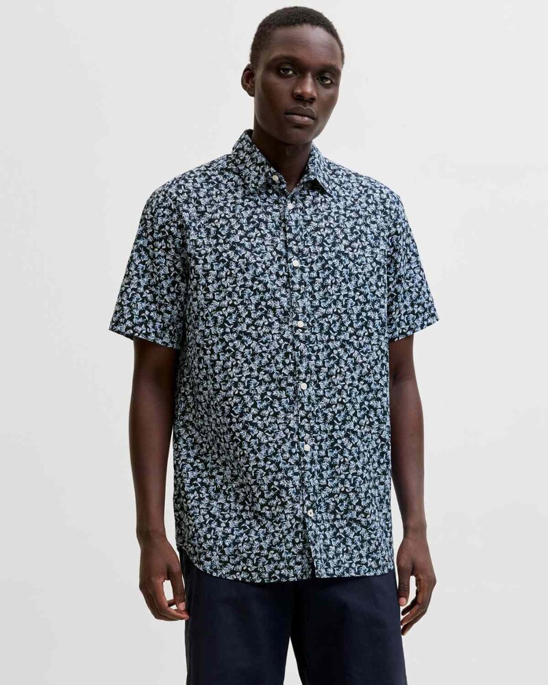 Summer Patterned Shirt Men Night Sky | Smilebutiken - Jack & Jones