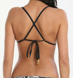 Abstract Bikini Top Women Flesh Sunseeker