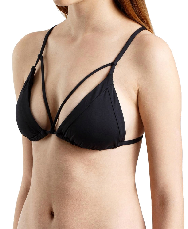 Solids Bikini Överdel Dam Black Sunseeker
