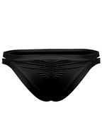 Solid Bikini Bottom Women Black Sunseeker