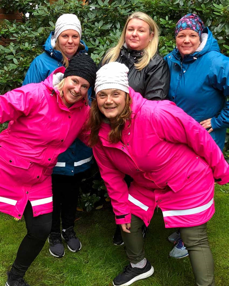 Super Rain Lined Raincoat Women Petroleum - Way of Sweden