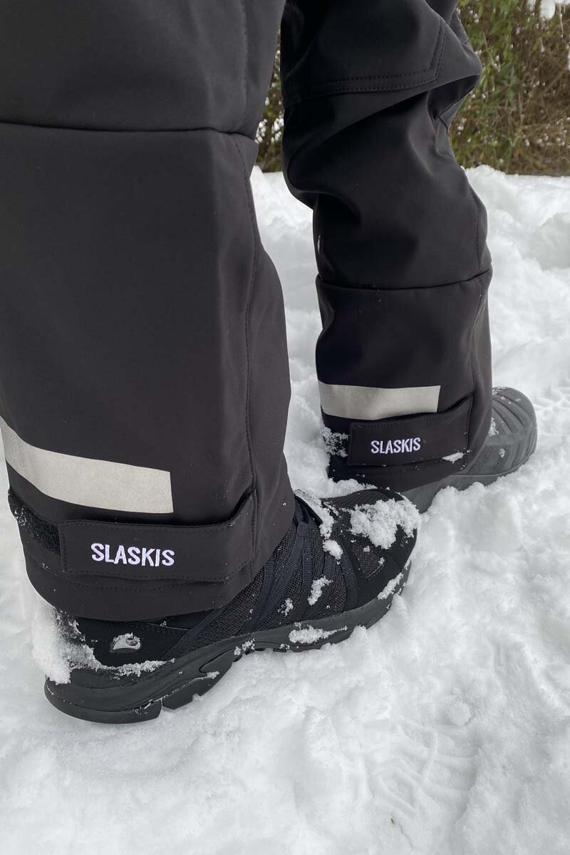 Supreme Wide Softshell Trousers Black Kids Junior - Slaskis
