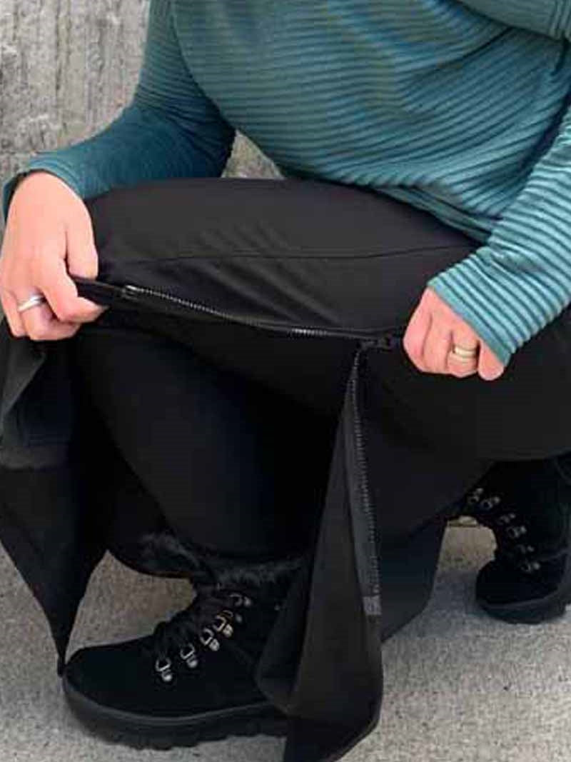 Supreme Softshellkjol Svart Dam - Way of Sweden
