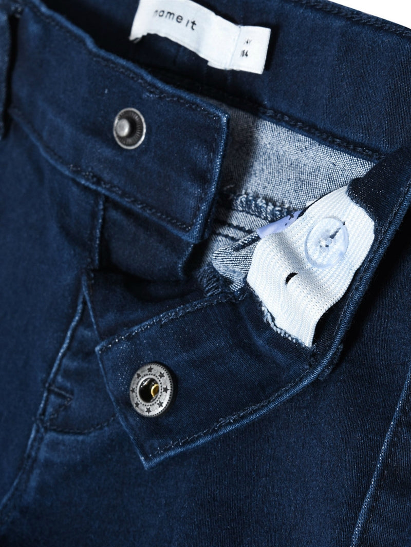 Tera Skinny Denim Jeans Mini Dark Blue Denim Name it