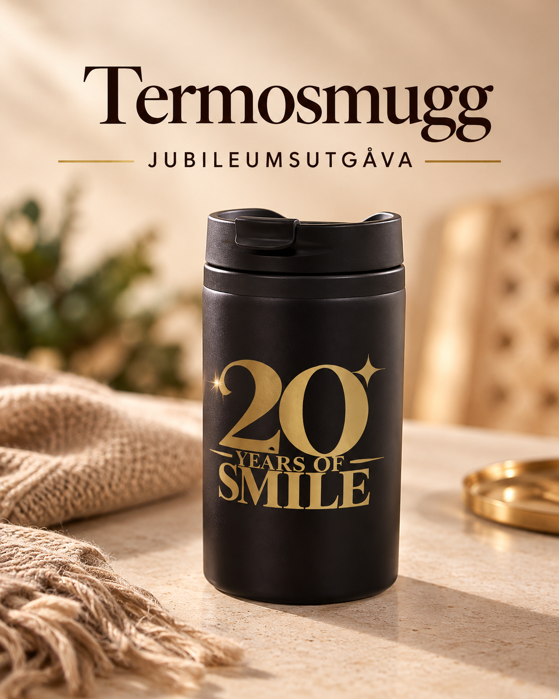 Termosmugg – Jubileumsutgåva - 20 Years of Smile