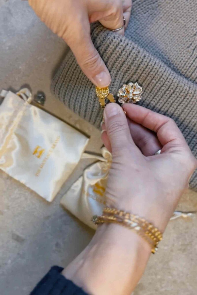Juno Bas-pin Gold THE SHOELACE BRAND