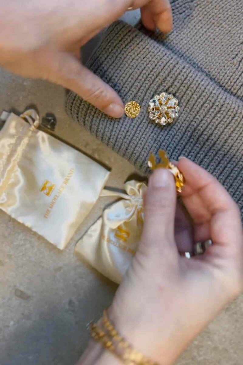 Juno Bas-pin Gold THE SHOELACE BRAND