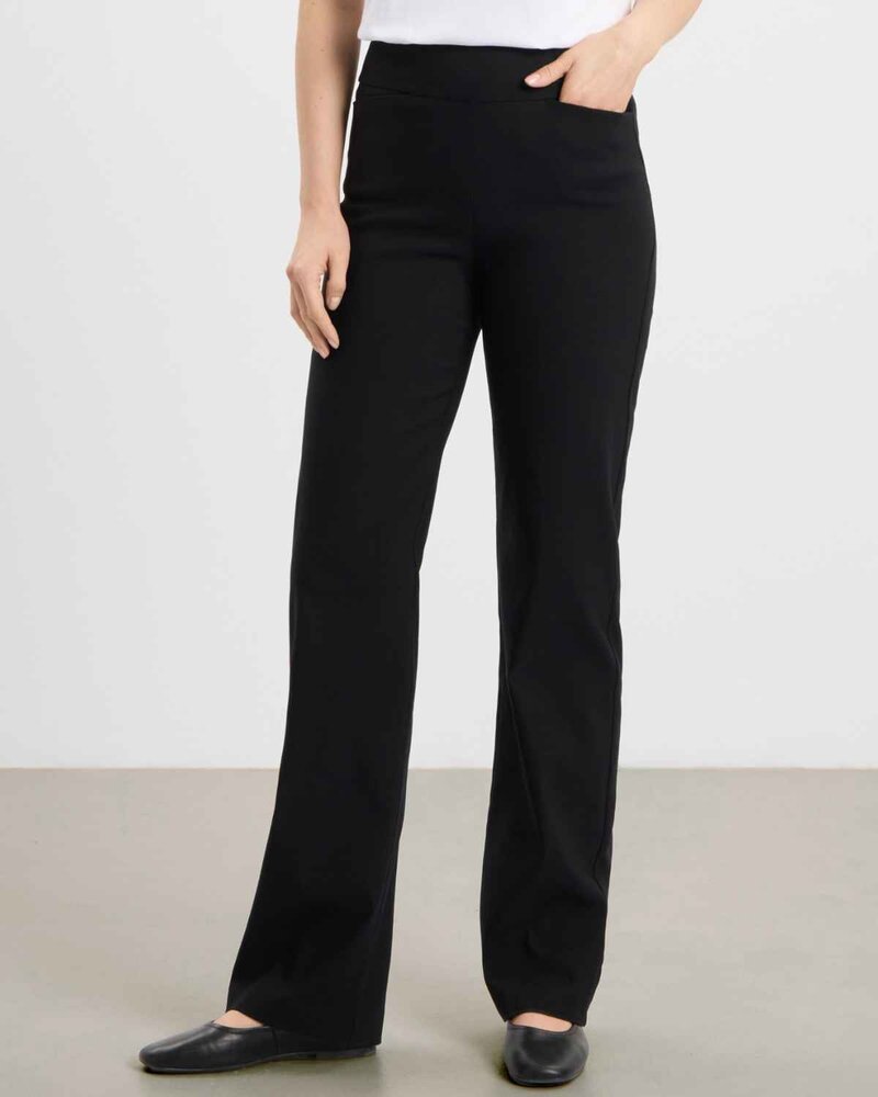 Thea Straight LL Trousers Women Black | Smilebutiken - LauRie