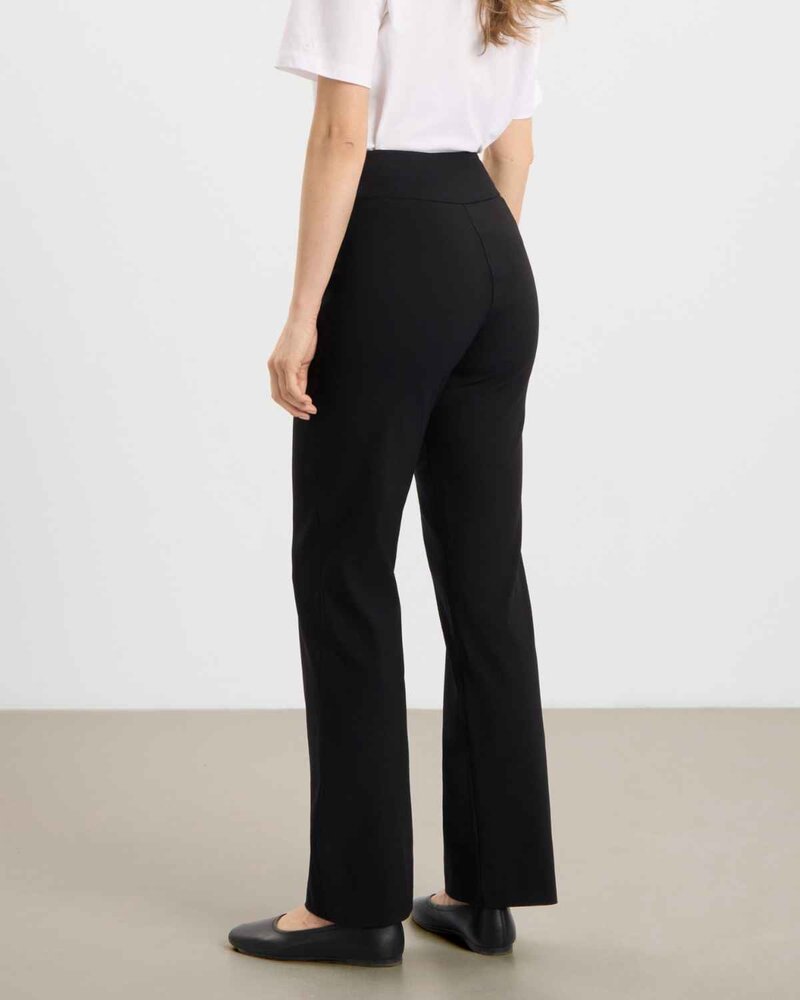 Thea Straight ML Pants Women Black | Smilebutiken - LauRie