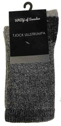 Thick Wool Sock Grey Melange - Way Of Sweden