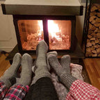 Thick Wool Sock Grey Melange - Way Of Sweden