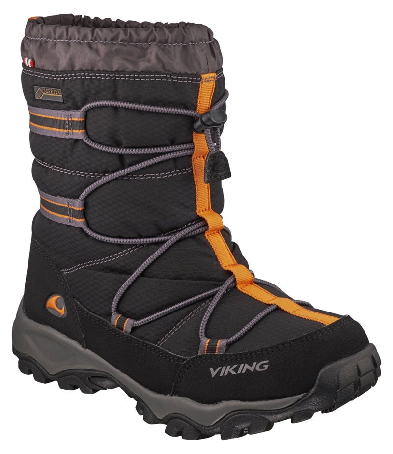 Tofte GTX Fodrad Vinterstövel Svart Junior - Viking