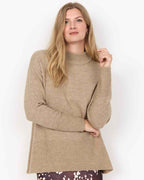 Tonja 22 Pullover Dam Timber Wolf Melange | Smilebutiken - Wasabiconcept