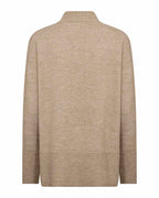 Tonja 22 Pullover Dam Timber Wolf Melange | Smilebutiken - Wasabiconcept