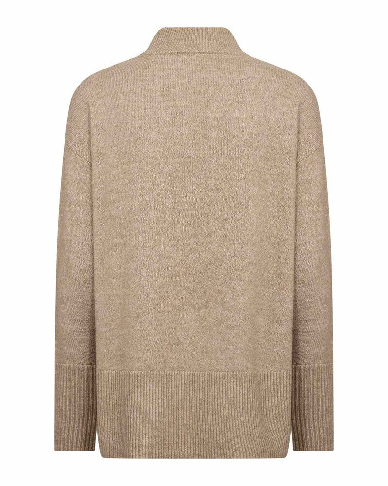 Tonja 22 Pullover Dam Timber Wolf Melange | Smilebutiken - Wasabiconcept