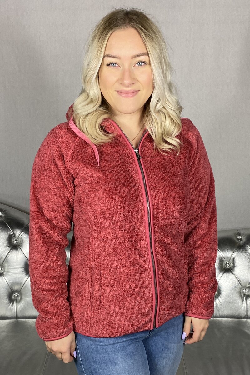 True North Softpile Jacket Women Berry Melange - True North