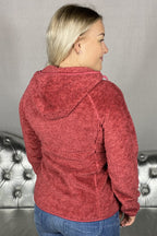 True North Softpile Jacket Women Berry Melange - True North