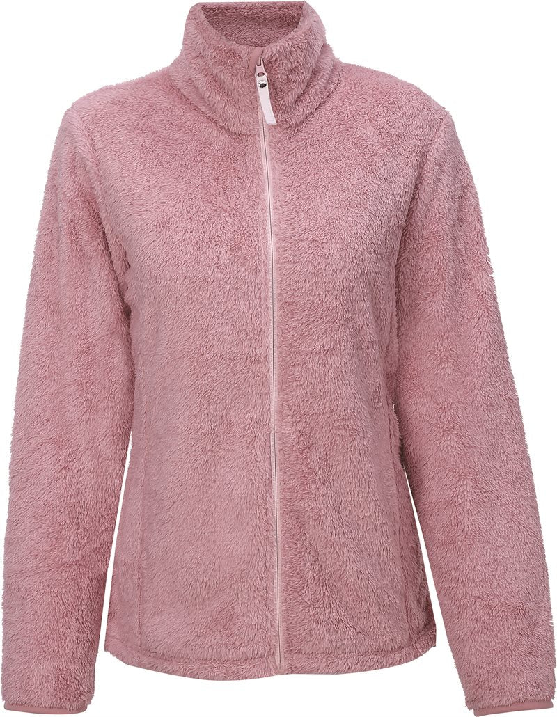 True North Soft Pile Jacket Junior Pink Blush Melange - True North