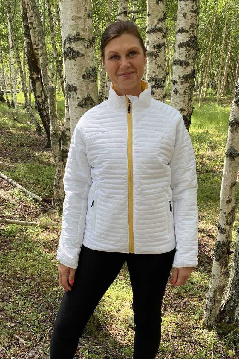 Anna Lättviktsjacka Dam Offwhite - Tuxer