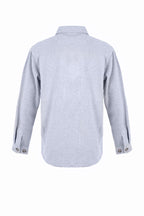 Crawford Overshirt Light Grey Tuxer