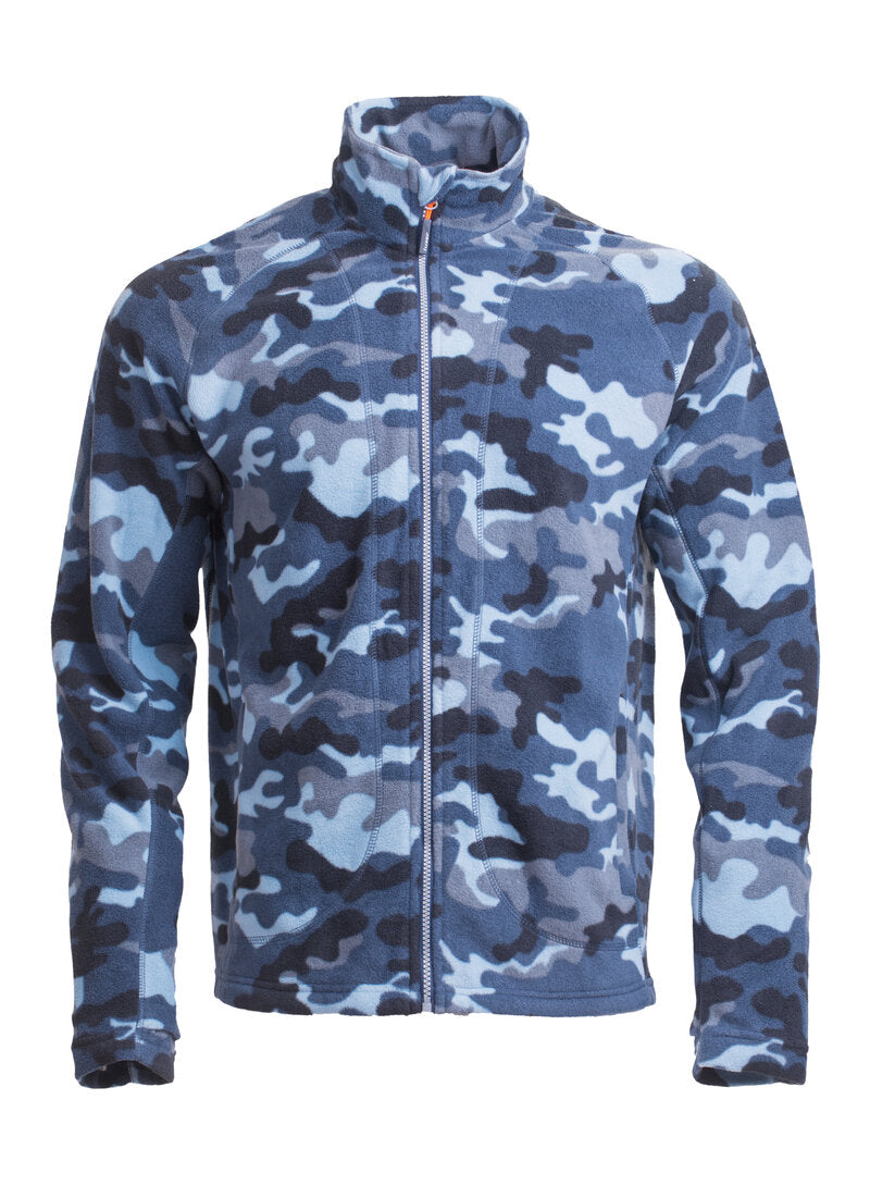 Dogge Fleece Jacket Men's Grey Camo Tuxer