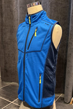 Draft Fleeceväst Herr Azur Blue Tuxer
