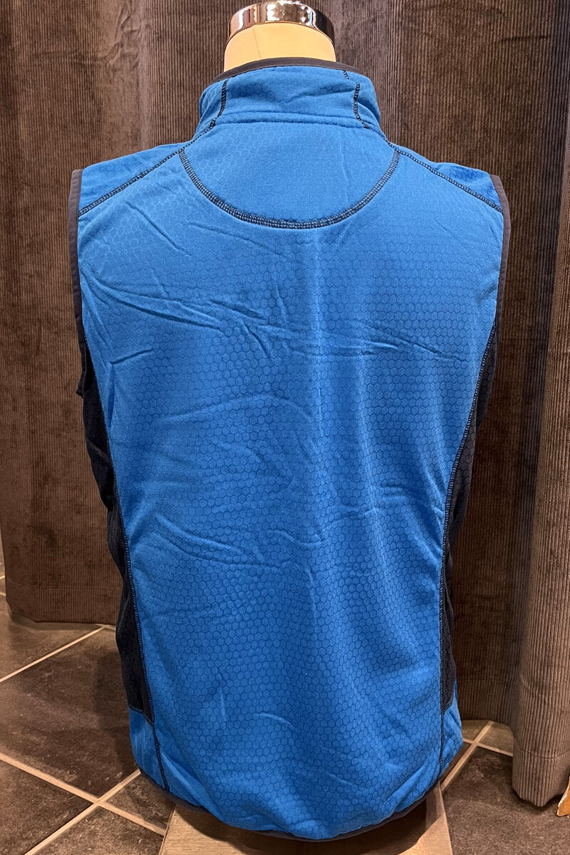 Draft Fleeceväst Herr Azur Blue Tuxer