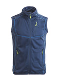 Draft Fleece Vest Men Midnight Blue Tuxer