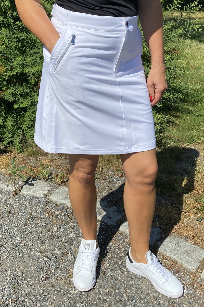 Tuxer Hollie Stretch Skort Women Off-white - Tuxer