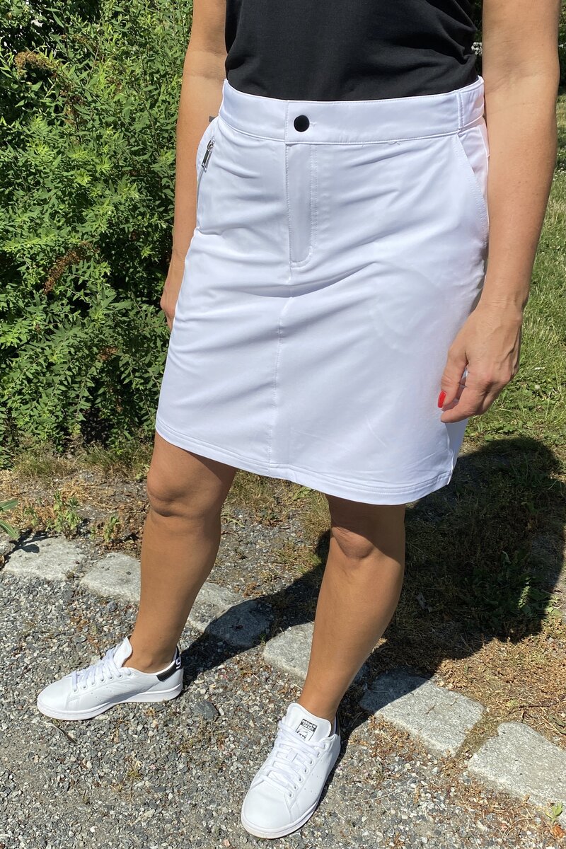 Tuxer Hollie Stretch Skort Women Off-white - Tuxer