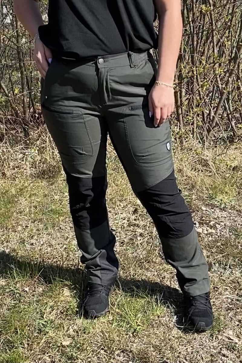 Tuxer Hunter Outdoor Trousers Women Tapenade - Tuxer