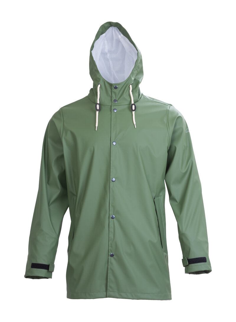 Tuxer Mio PU Rain Jacket Men Geo Green - Tuxer