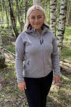 Tuxer Women's Pretty Fleece Jacket Shetland Grey - Tuxer