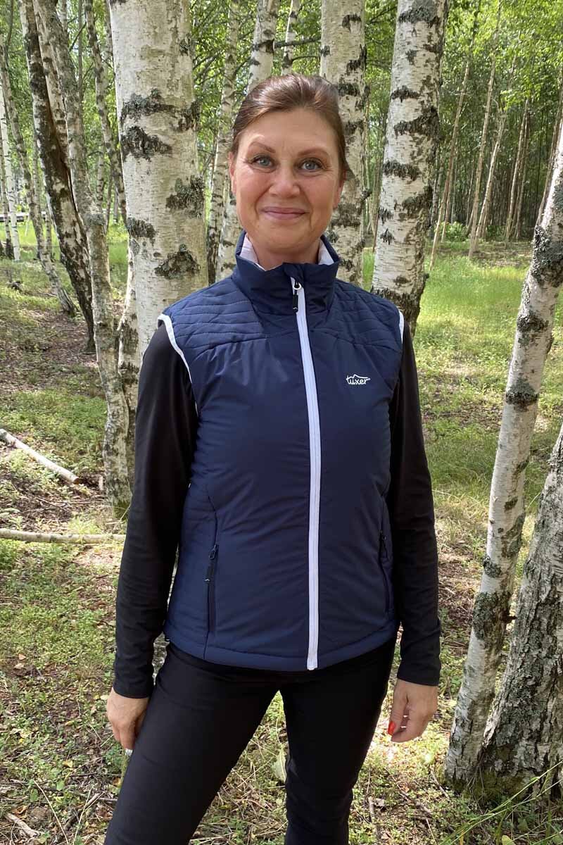 Tuxer Sanna Lightweight Vest Women Dark Navy - Tuxer