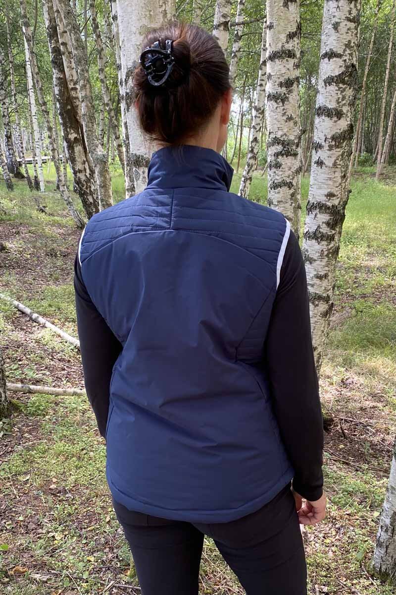 Tuxer Sanna Lightweight Vest Women Dark Navy - Tuxer